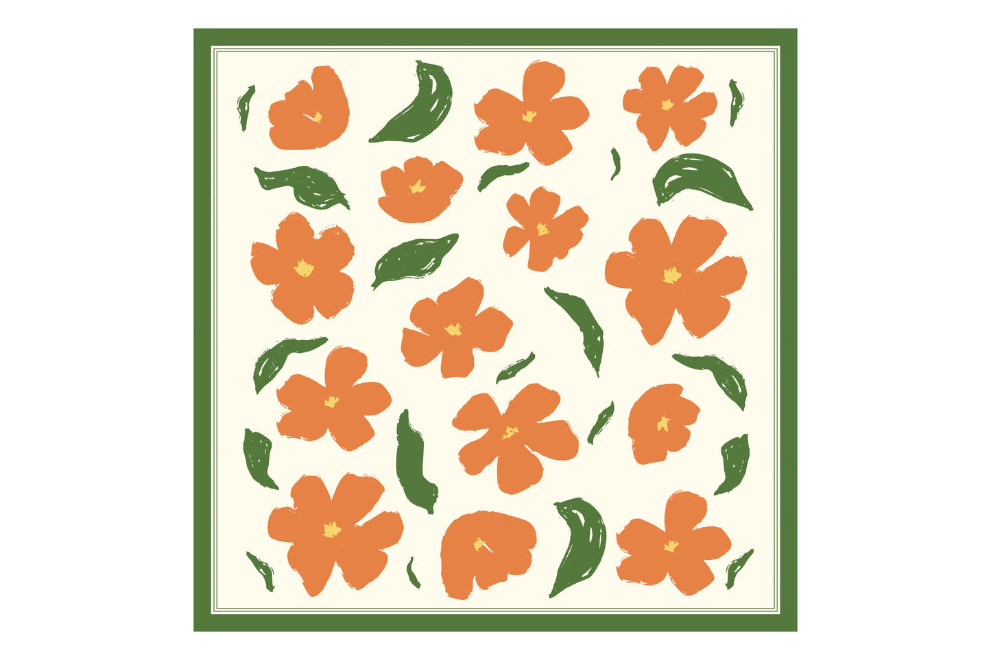 Seidentuch Chrysantheme