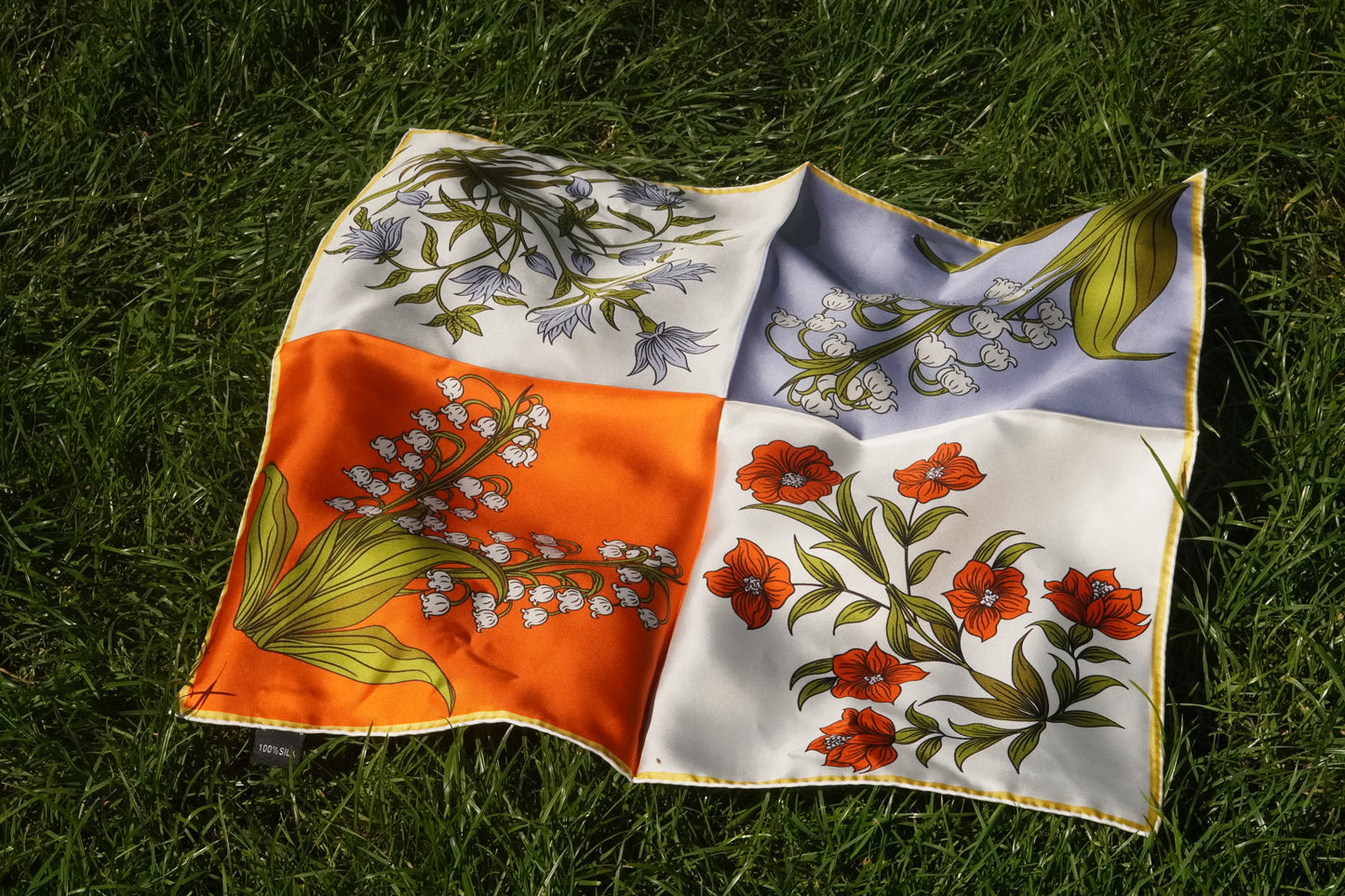 Seidentuch 52 Blütengespräch
