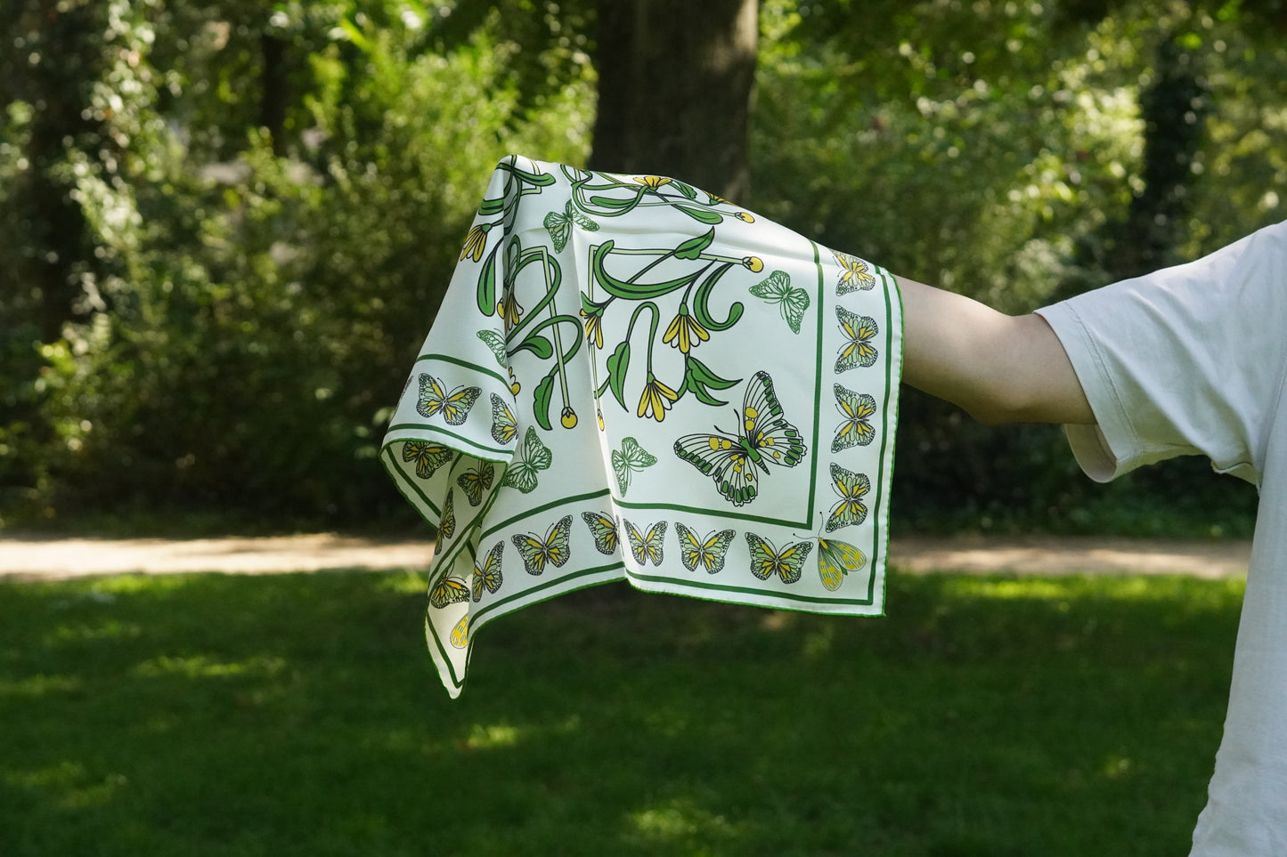 Seidentuch Schmetterling