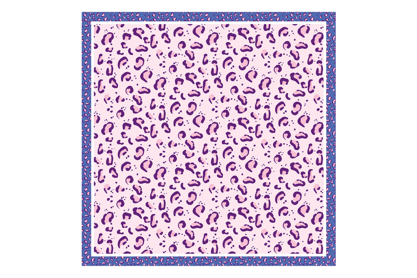 Seidentuch Leopardenmuster