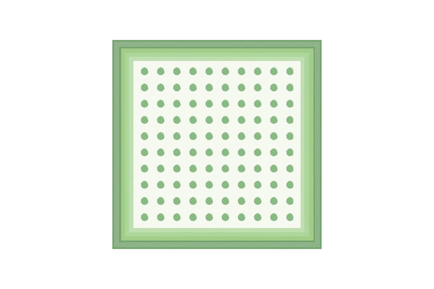 Seidentuch Dancing Dots