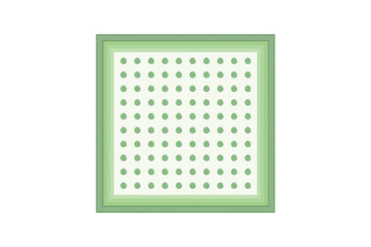 Seidentuch Dancing Dots