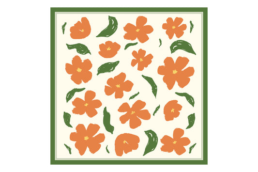 Seidentuch Chrysantheme