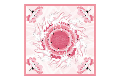 Seidentuch 52 Hirsch