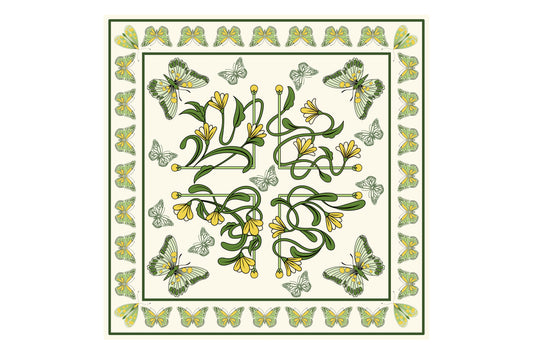 Seidentuch Schmetterling