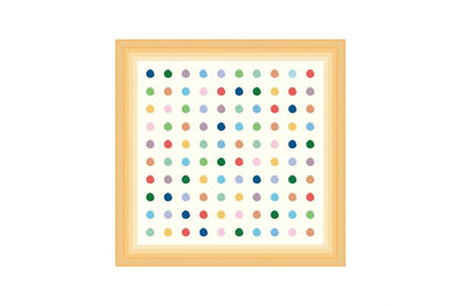 Seidentuch Dancing Dots