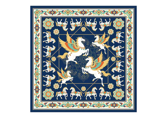 Seidentuch Dunhuang Pegasus