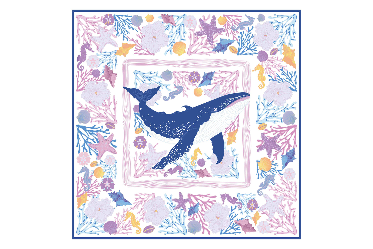 Seidentuch Unterwasserwelt